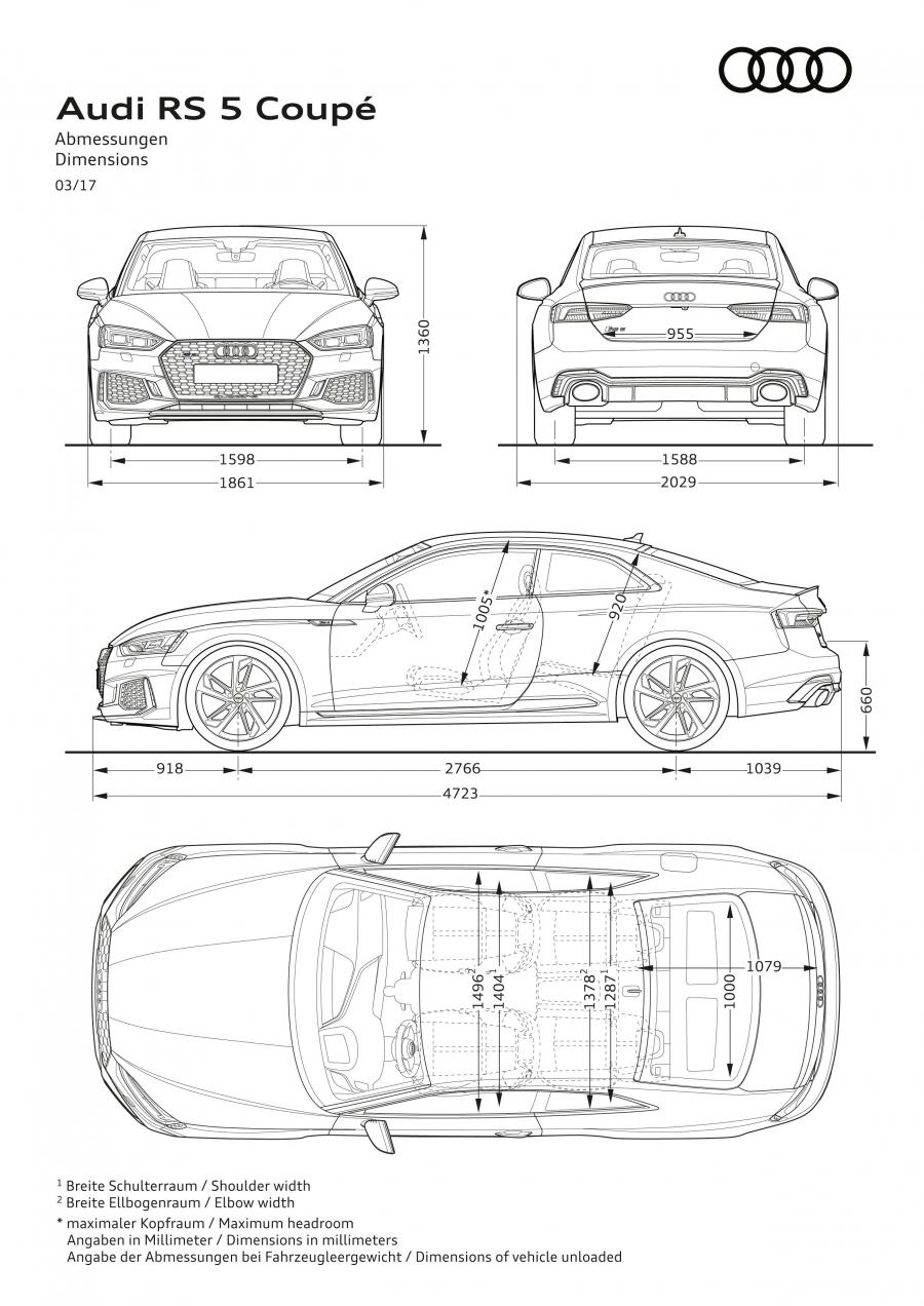 Схема Audi RS5 Coupe 2017 года  (WW) (фото 40 из 53)